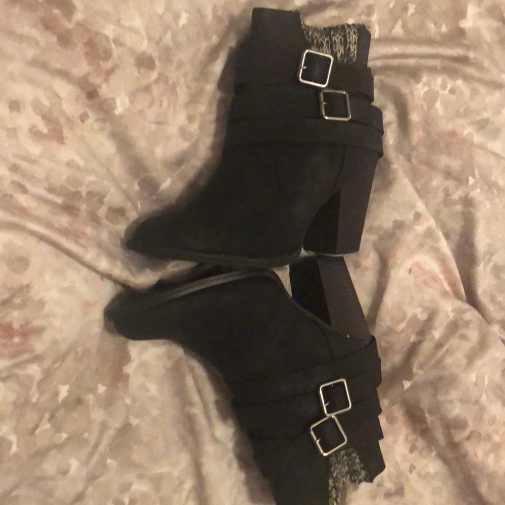 Black booties